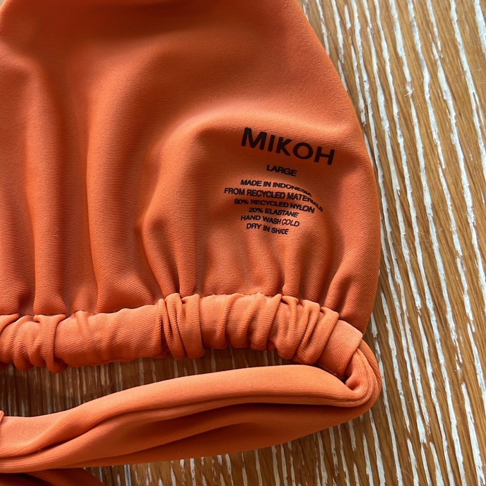 NWT Mikoh bikini set rust color - Picture 3 of 4